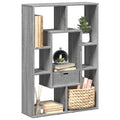 Libreria Grigio Sonoma 63x20x90 cm in Truciolato