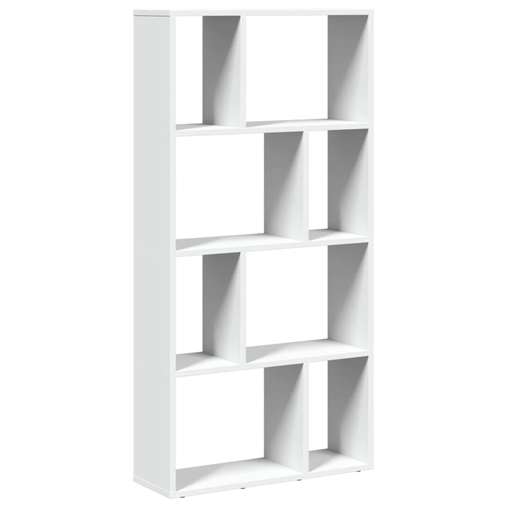 Libreria Bianca 60x20x120,5 cm in Legno Massello