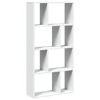 Libreria Bianca 60x20x120,5 cm in Legno Massello