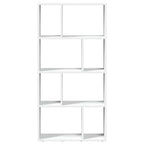 Libreria Bianca 60x20x120,5 cm in Legno Massello