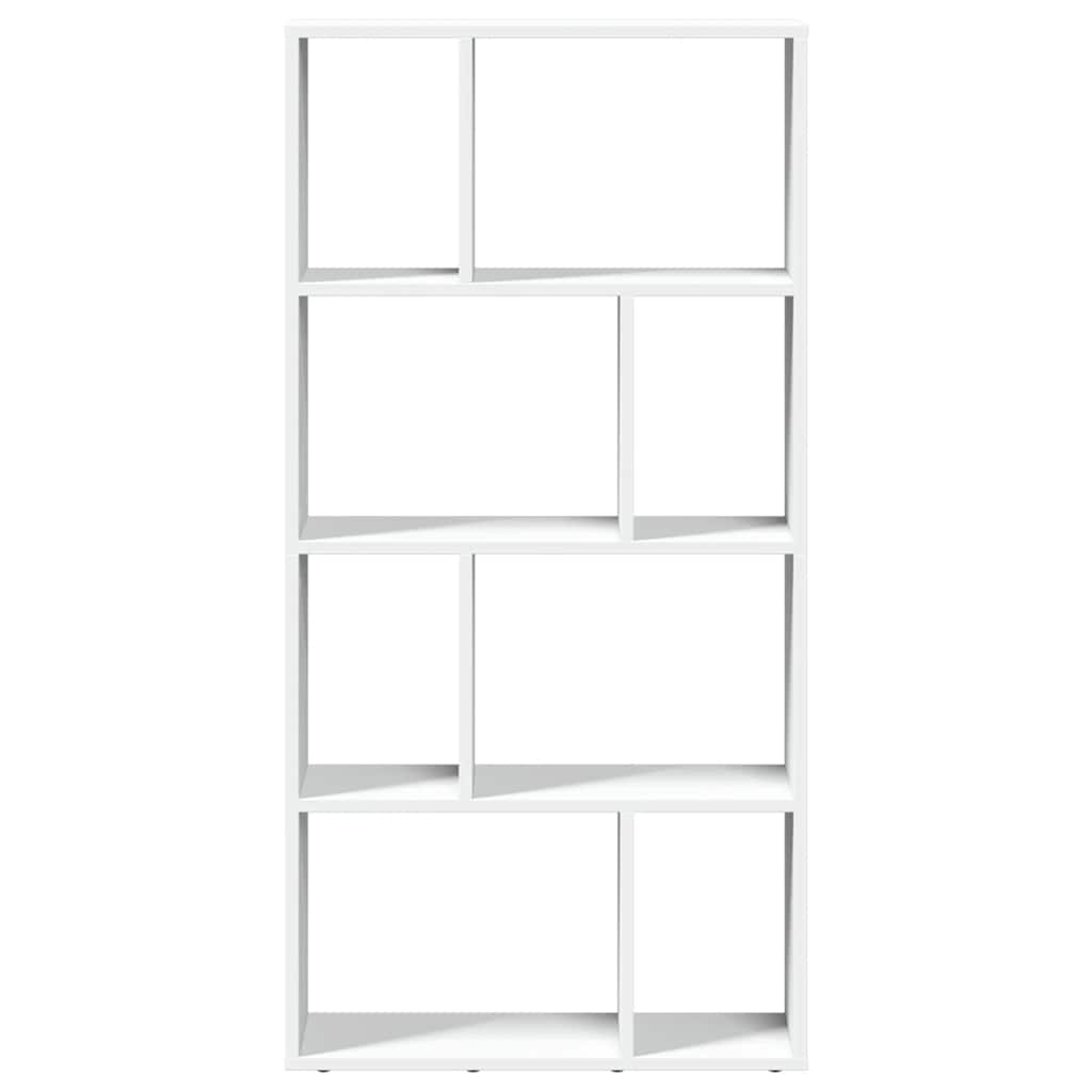Libreria Bianca 60x20x120,5 cm in Legno Massello