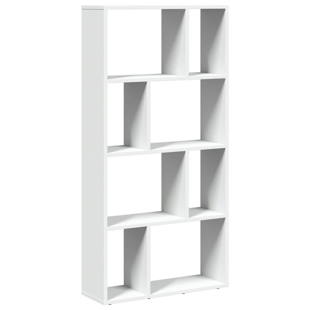 Libreria Bianca 60x20x120,5 cm in Legno Massello