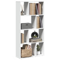 Libreria Bianca 60x20x120,5 cm in Legno Massello