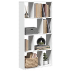 Libreria Bianca 60x20x120,5 cm in Legno Massello