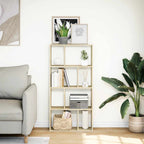 Libreria Rovere Sonoma 60x20x120,5 cm in Truciolato
