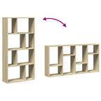 Libreria Rovere Sonoma 60x20x120,5 cm in Truciolato