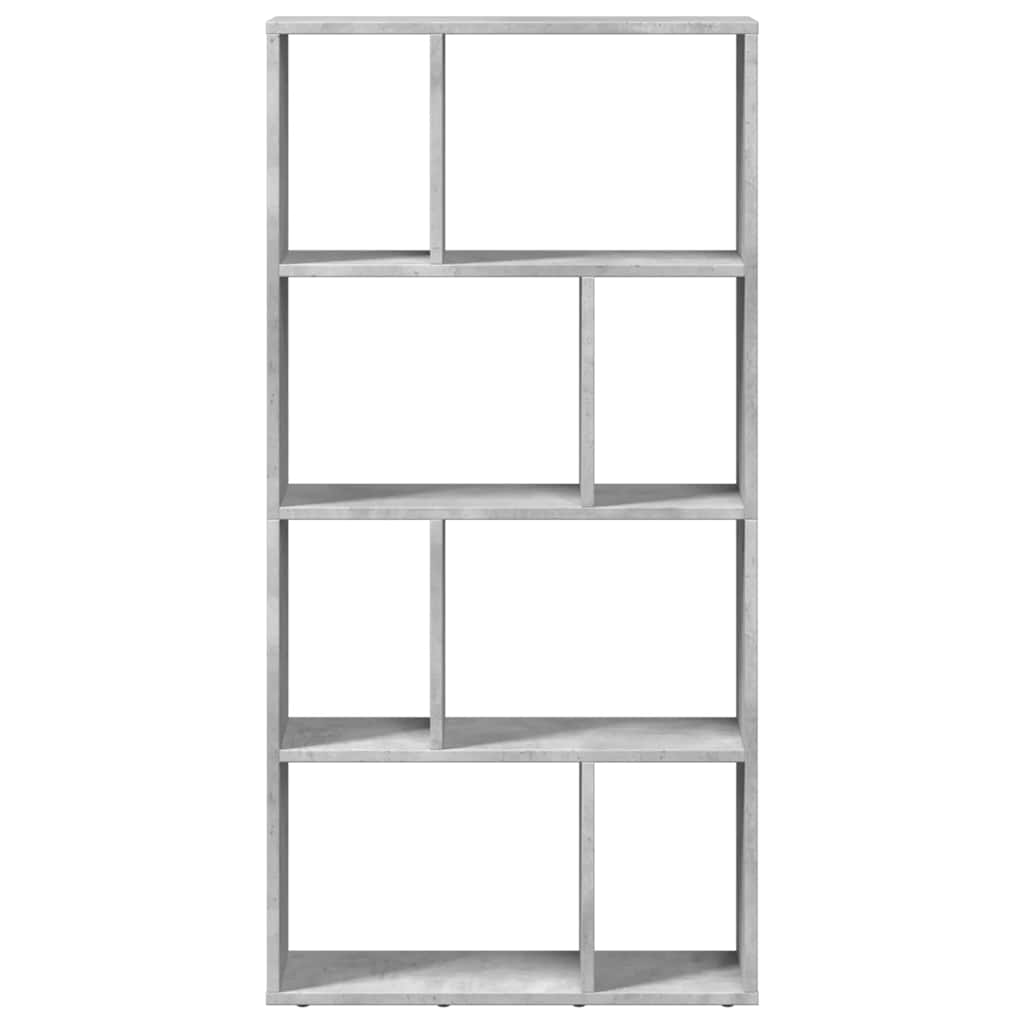 Libreria Grigio Cemento 60x20x120,5 cm in Truciolato