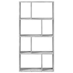 Libreria Grigio Cemento 60x20x120,5 cm in Truciolato