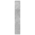 Libreria Grigio Cemento 60x20x120,5 cm in Truciolato