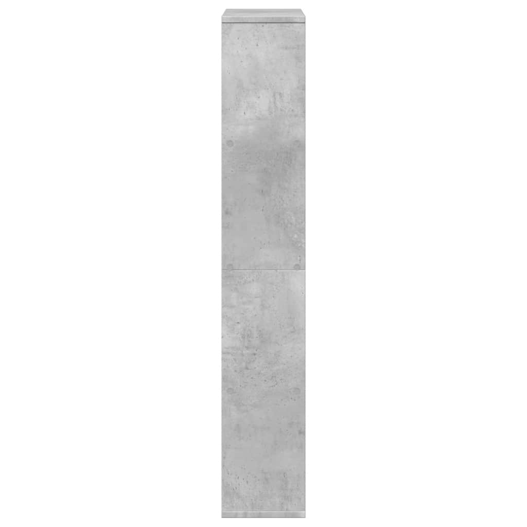Libreria Grigio Cemento 60x20x120,5 cm in Truciolato