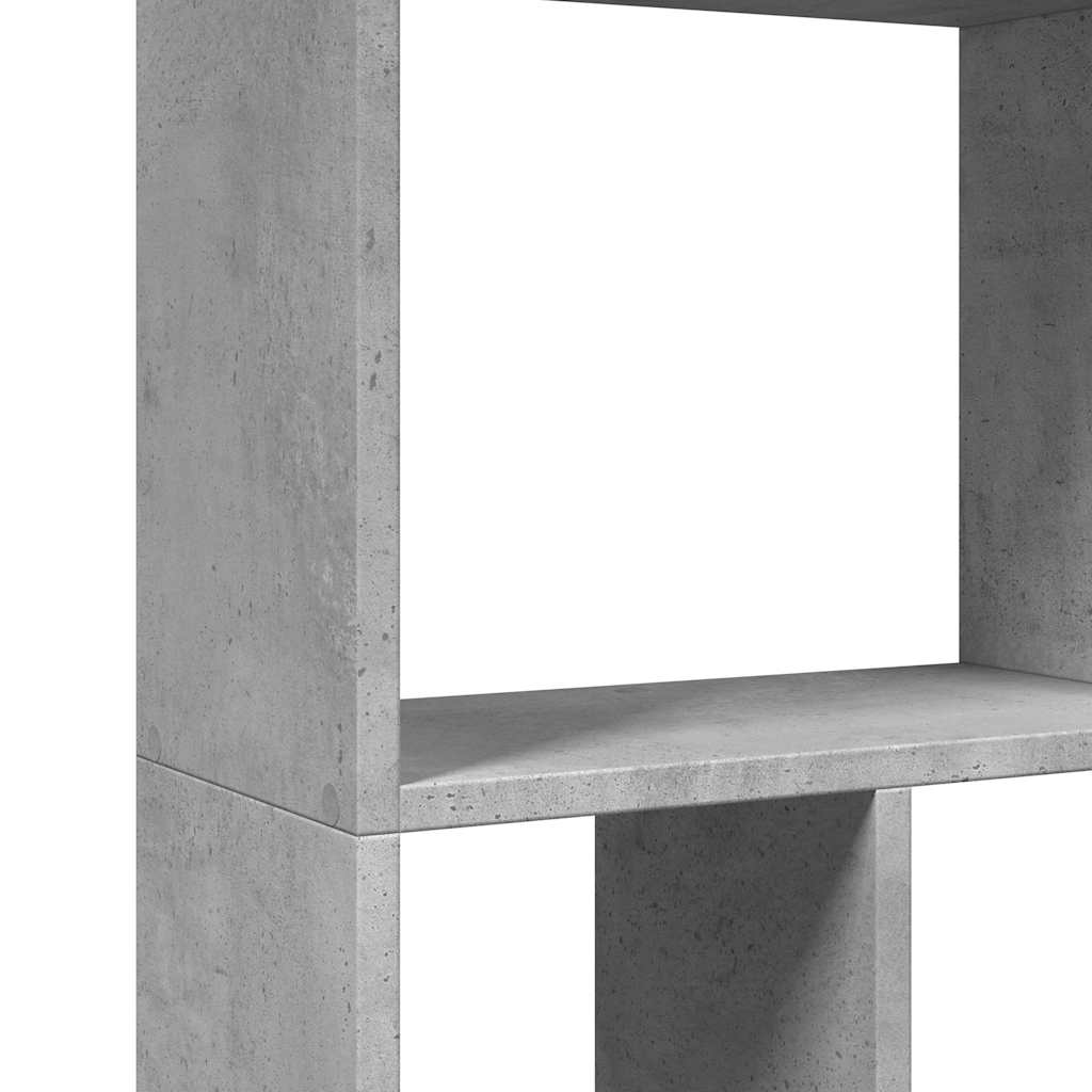 Libreria Grigio Cemento 60x20x120,5 cm in Truciolato