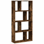 Libreria Rovere Fumo 60x20x120,5 cm in Truciolato