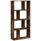 Libreria Rovere Fumo 60x20x120,5 cm in Truciolato
