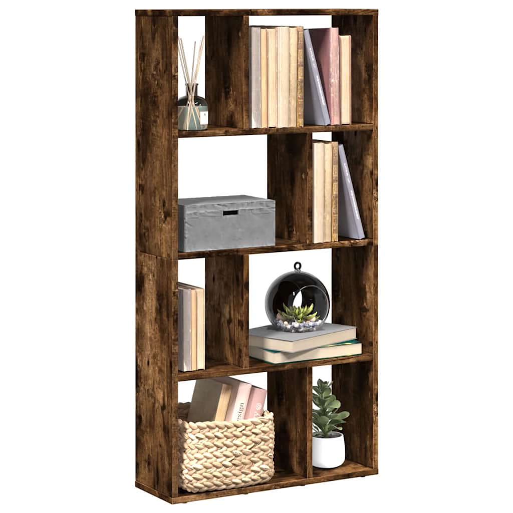 Libreria Rovere Fumo 60x20x120,5 cm in Truciolato