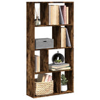 Libreria Rovere Fumo 60x20x120,5 cm in Truciolato