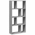 Libreria Grigio Sonoma 60x20x120,5 cm in Truciolato