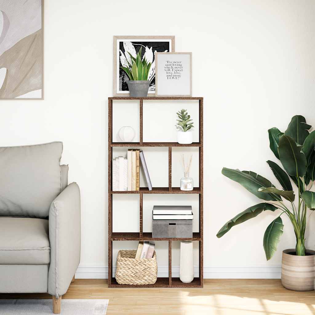 Libreria Rovere Marrone 60x20x120,5 cm in Truciolato