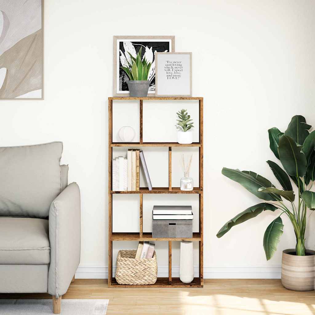 Libreria Legno Antico 60x20x120,5 cm in Truciolato