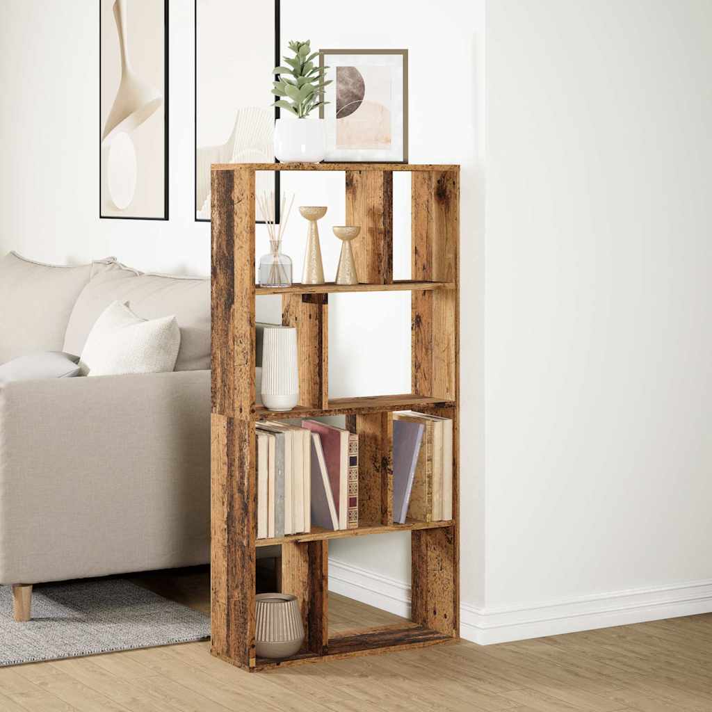 Libreria Legno Antico 60x20x120,5 cm in Truciolato