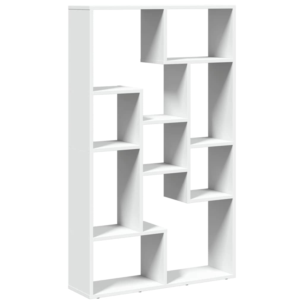 Libreria Bianca 72x20x120,5 cm in Truciolato