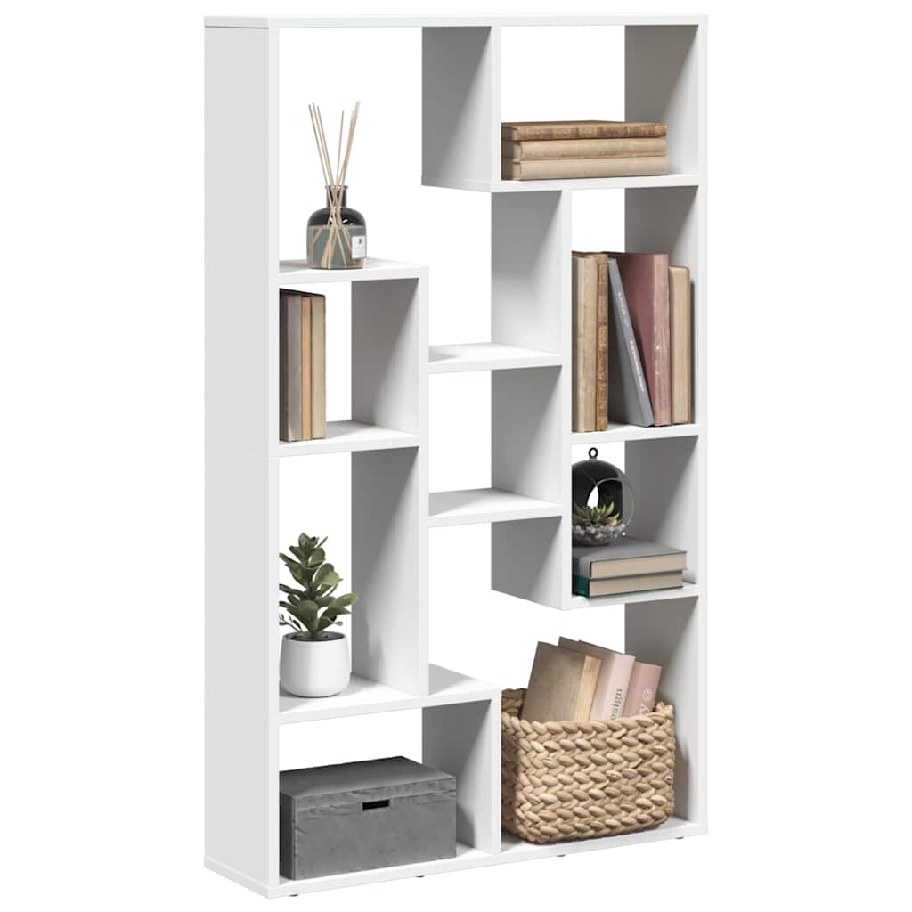 Libreria Bianca 72x20x120,5 cm in Truciolato