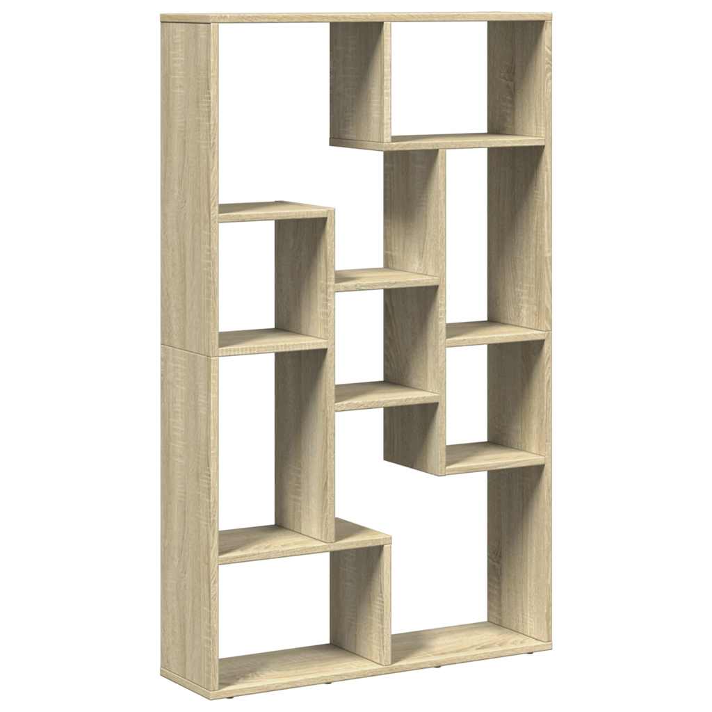 Libreria Rovere Sonoma 72x20x120,5 cm in Truciolato