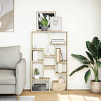 Libreria Rovere Sonoma 72x20x120,5 cm in Truciolato