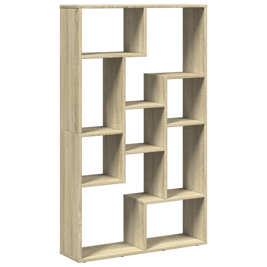 Libreria Rovere Sonoma 72x20x120,5 cm in Truciolato