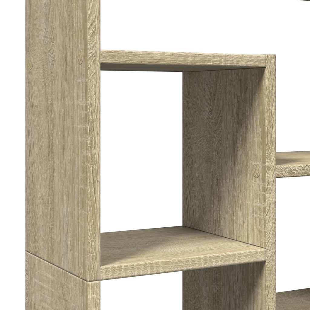 Libreria Rovere Sonoma 72x20x120,5 cm in Truciolato