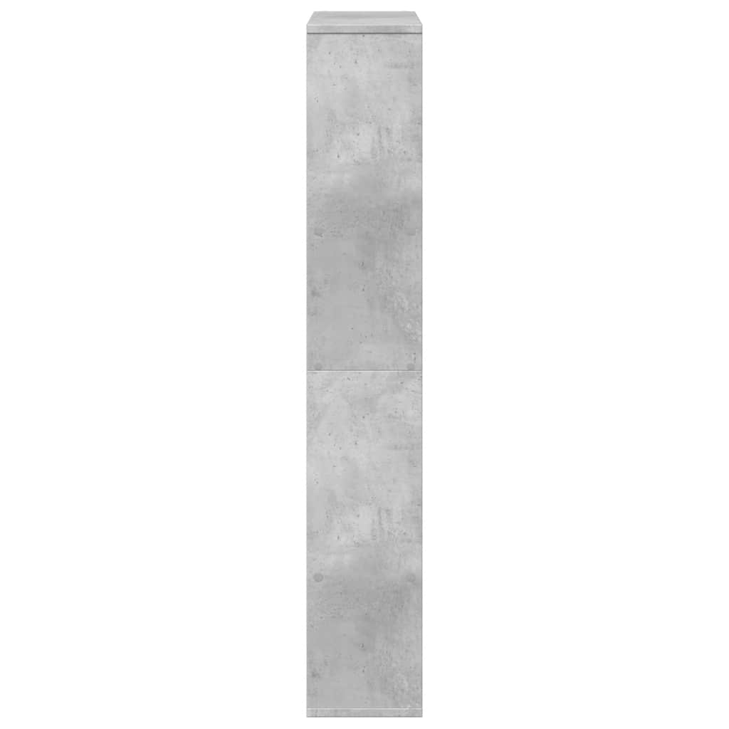 Libreria Grigio Cemento 72x20x120,5 cm in Truciolato
