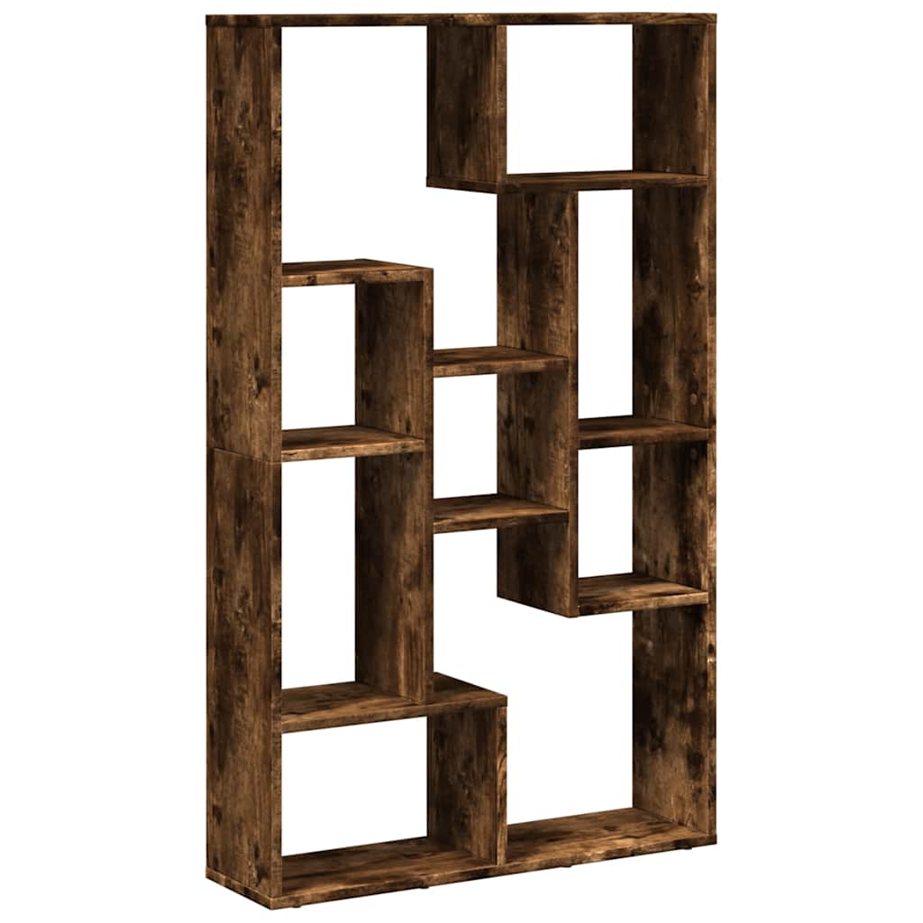 Libreria Rovere Fumo 72x20x120,5 cm in Truciolato