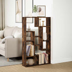Libreria Rovere Fumo 72x20x120,5 cm in Truciolato