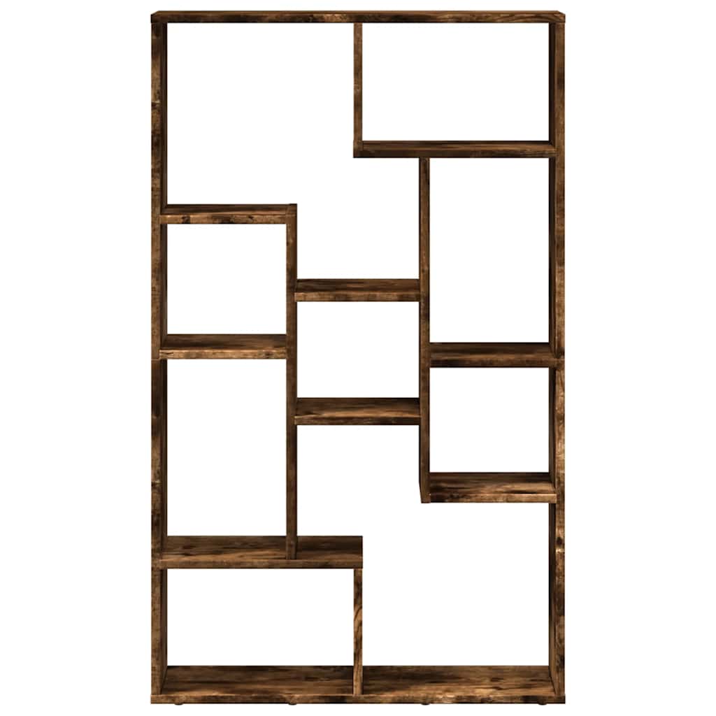 Libreria Rovere Fumo 72x20x120,5 cm in Truciolato