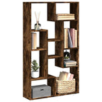 Libreria Rovere Fumo 72x20x120,5 cm in Truciolato