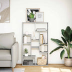 Libreria Grigio Sonoma 72x20x120,5 cm in Truciolato