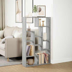 Libreria Grigio Sonoma 72x20x120,5 cm in Truciolato