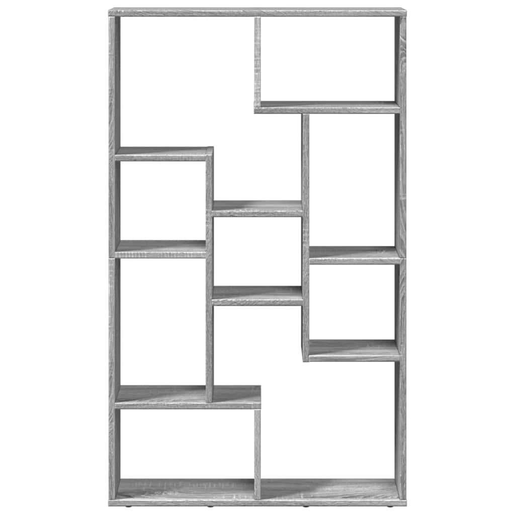 Libreria Grigio Sonoma 72x20x120,5 cm in Truciolato