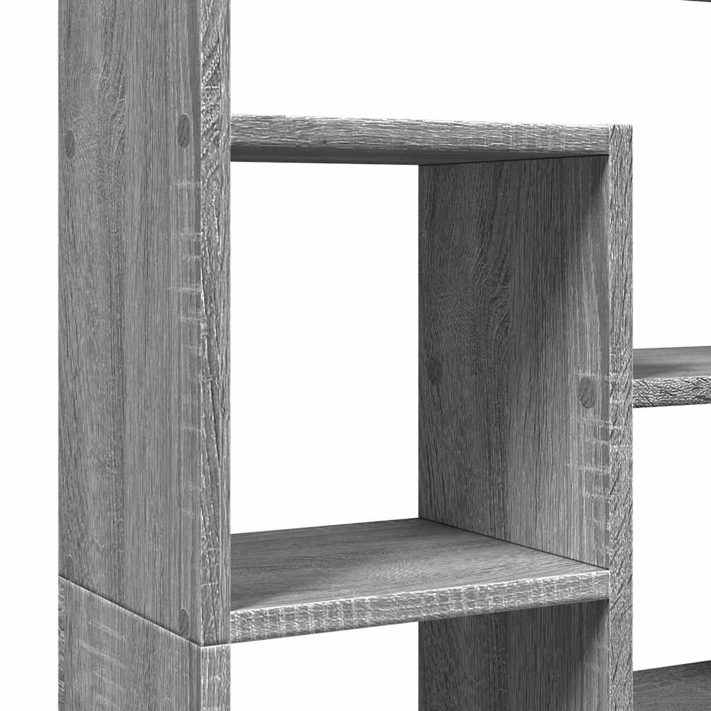 Libreria Grigio Sonoma 72x20x120,5 cm in Truciolato