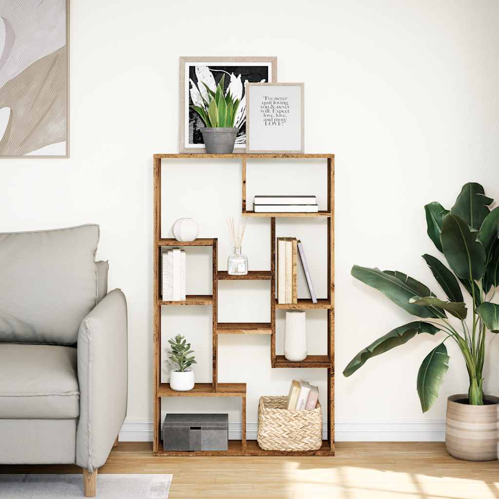 Libreria Legno Antico 72x20x120,5 cm in Truciolato