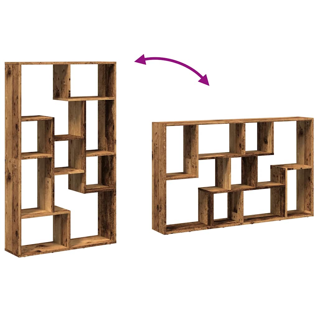 Libreria Legno Antico 72x20x120,5 cm in Truciolato