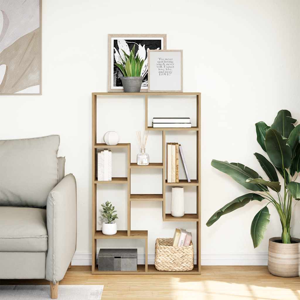 Libreria Rovere Artigianale 72x20x120,5 cm in Truciolato