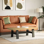 Tavolino NOAIN Gambe a Forma di A 120x60x40cm in Legno Massello