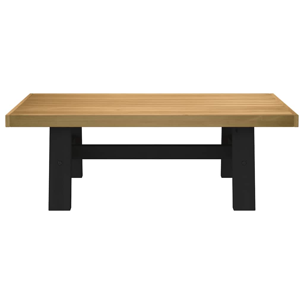 Tavolino NOAIN Gambe a Forma di A 120x60x40cm in Legno Massello