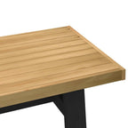 Tavolino NOAIN Gambe a Forma di A 120x60x40cm in Legno Massello