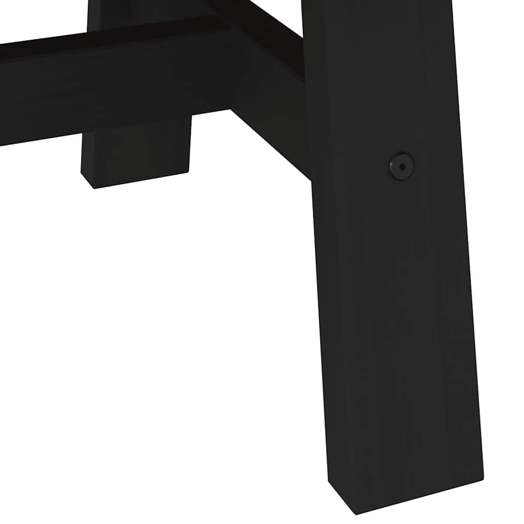 Tavolino NOAIN Gambe a Forma di A 120x60x40cm in Legno Massello