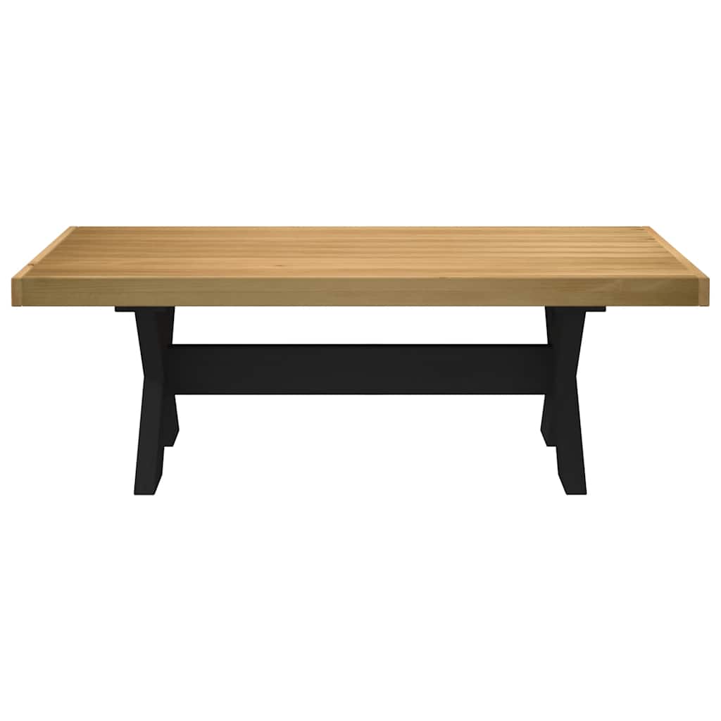 Tavolino NOAIN Gambe a Forma di X 120x60x40cm in Legno Massello