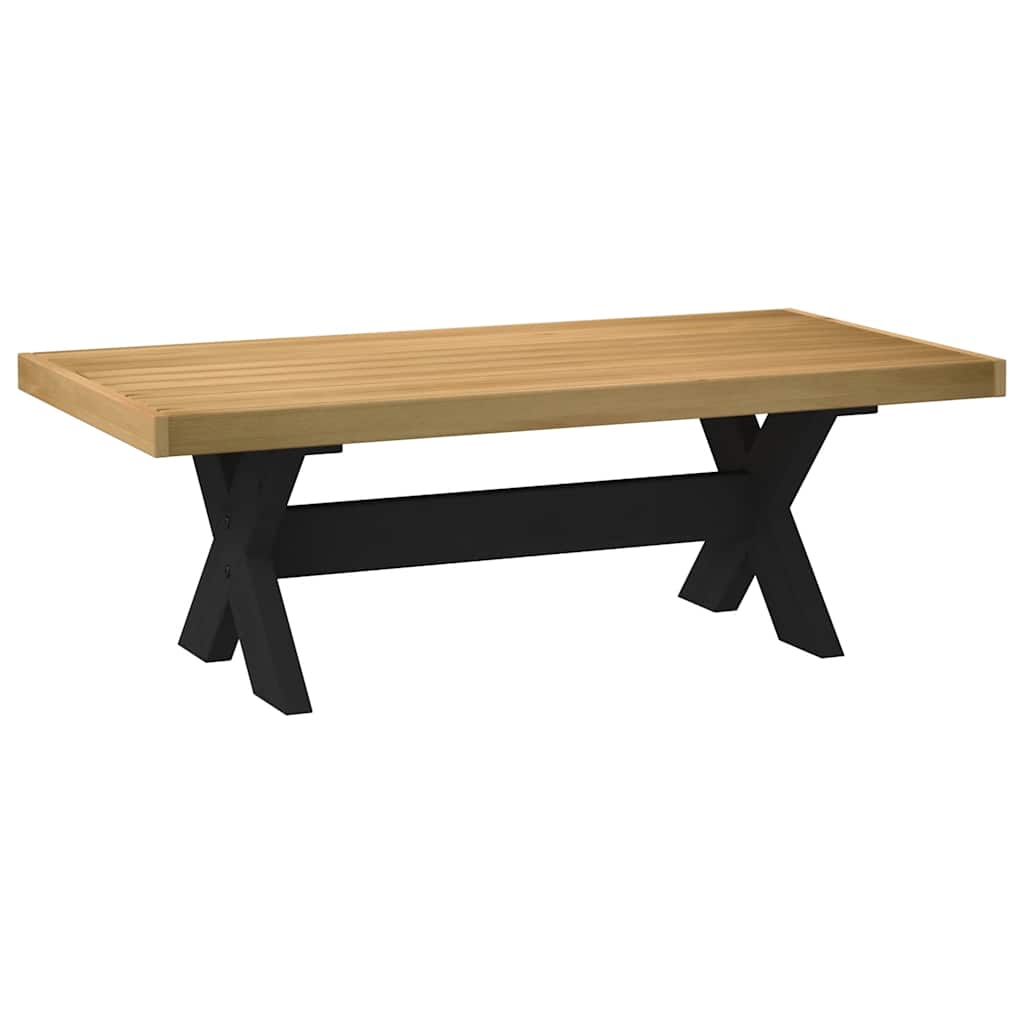 Tavolino NOAIN Gambe a Forma di X 120x60x40cm in Legno Massello