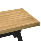 Tavolino NOAIN Gambe a Forma di X 120x60x40cm in Legno Massello