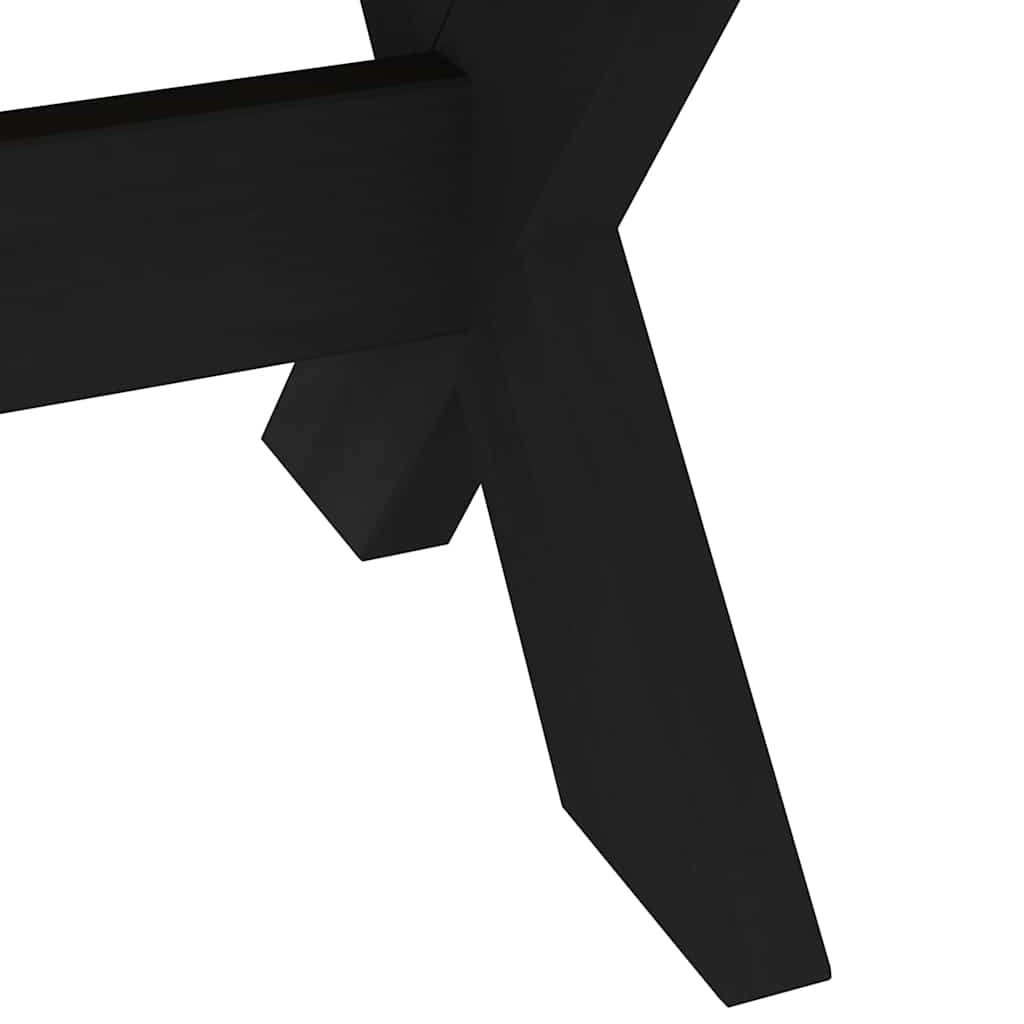 Tavolino NOAIN Gambe a Forma di X 120x60x40cm in Legno Massello