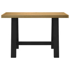 Scrivania NOAIN Gambe a Forma di A 120x50x75 cm Legno Massello